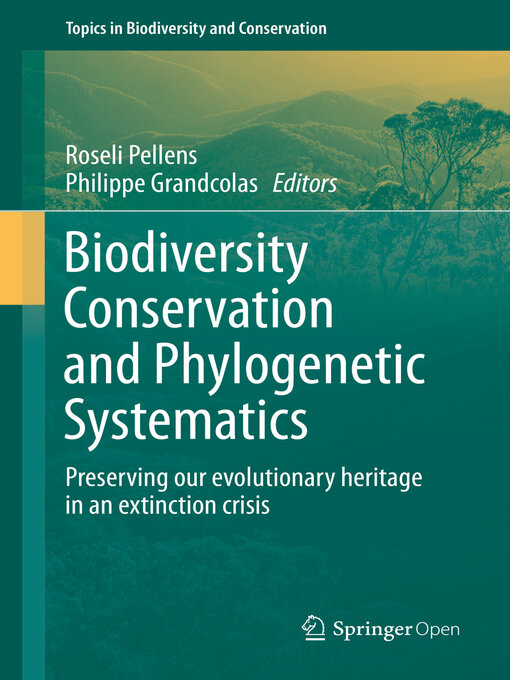 Title details for Biodiversity Conservation and Phylogenetic Systematics by Roseli Pellens - Available